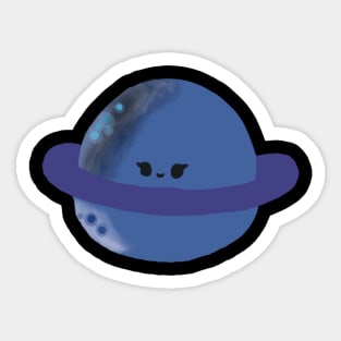 Planet Blue Cutie Sticker